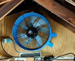 attic fan services with installed attic ventilation fan system in Lakeland, FL